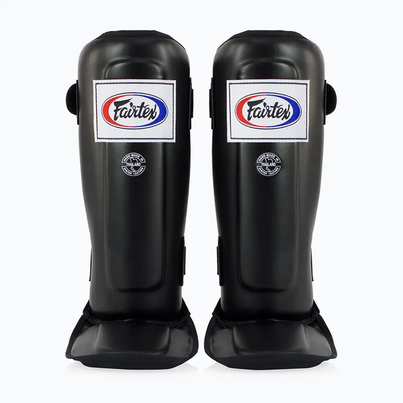 Dvojité polstrované chrániče holeně Fairtex In-Step černé Akční Nabídka