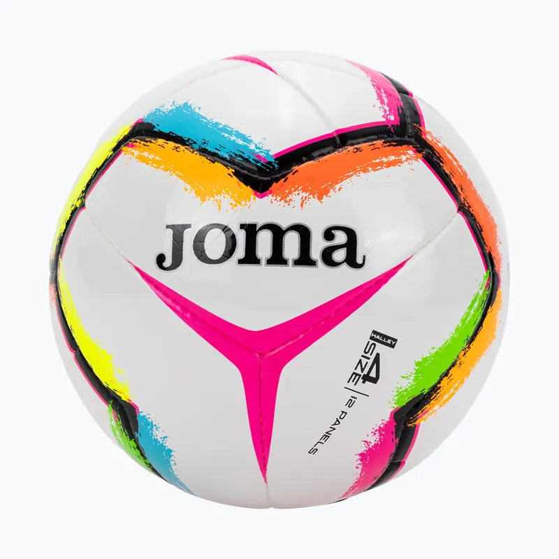 Dokud Zásoby Vydrží Fotbalový míč Joma Halley II white/fluor pink velikost 4