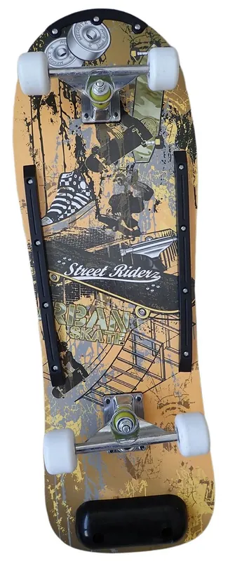 ACRA Skateboard barevný S2-žlutý Sleva