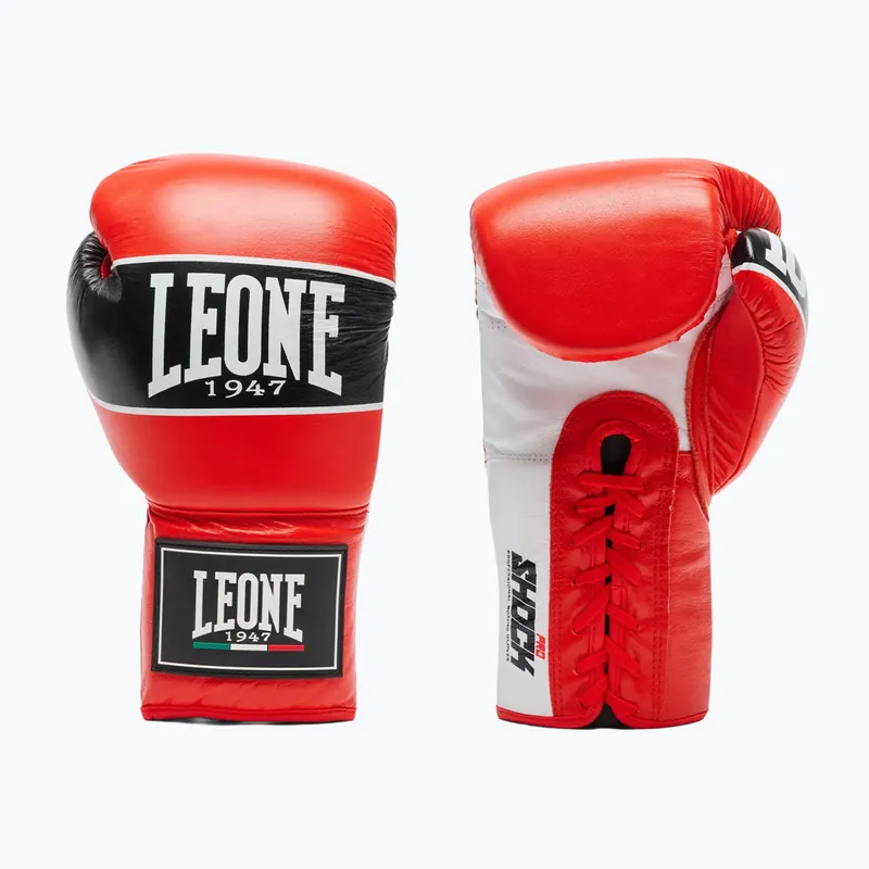 Jen Po Omezenou Doba Boxerské rukavice LEONE 1947 Shock Pro red