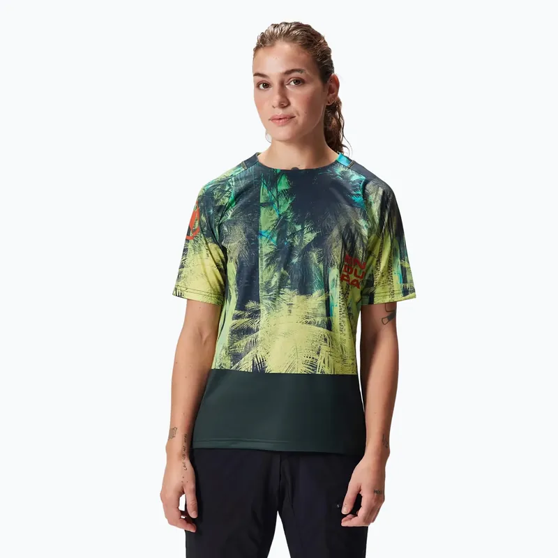 Dámský cyklistický dres Endura Tropical Print Ltd ghillie green Originální