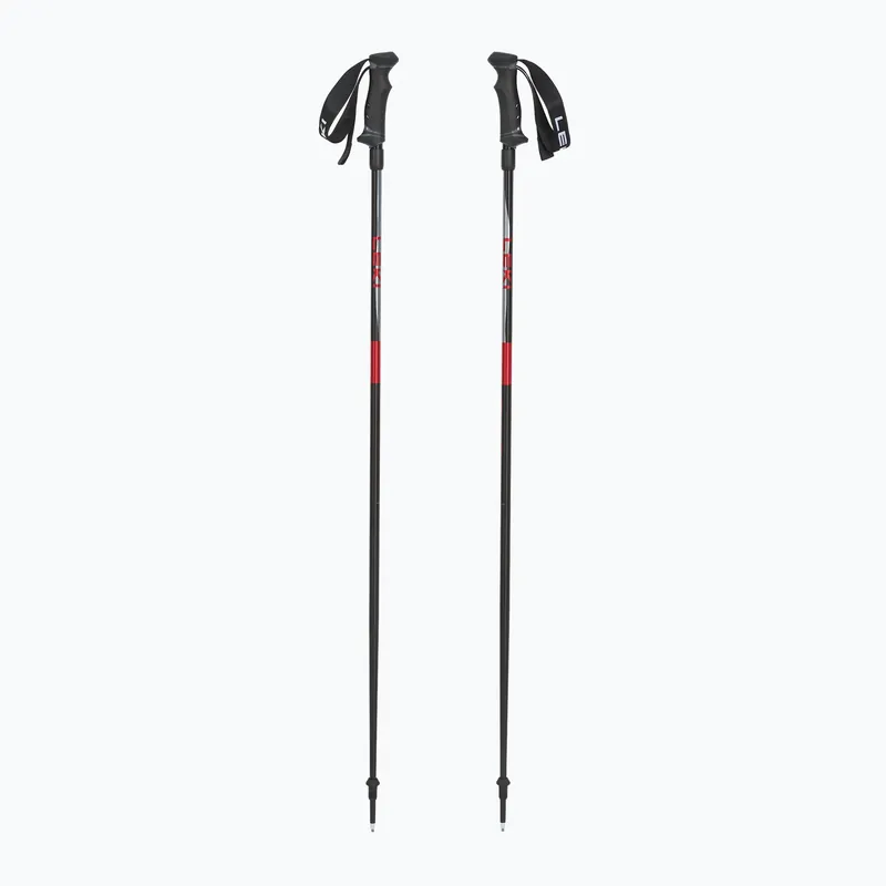 Poslední Šance Lyžařské hole LEKI Hot Shot anodized black/eloxal gray/eloxal red