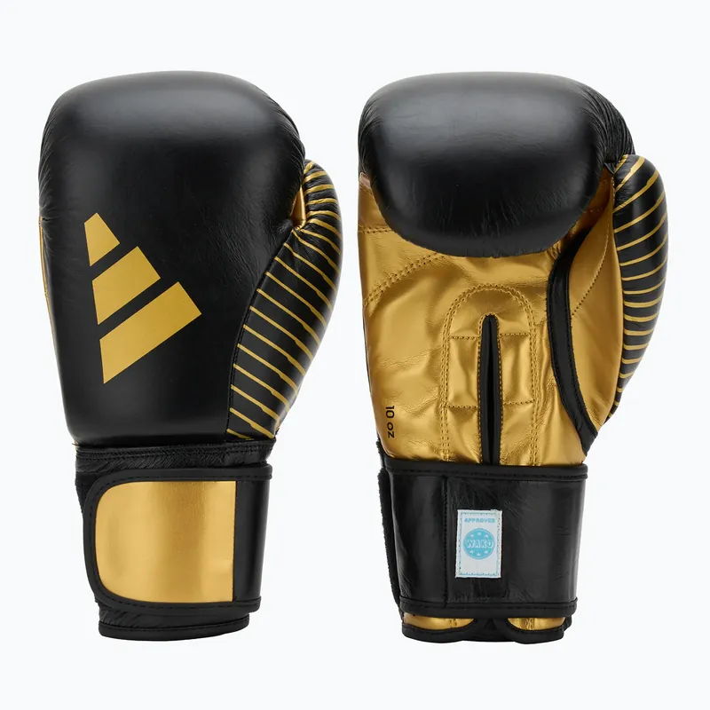 Rychlé Dodání Boxovací rukavice adidas Wako ADIKBWKF200 Black/Gold