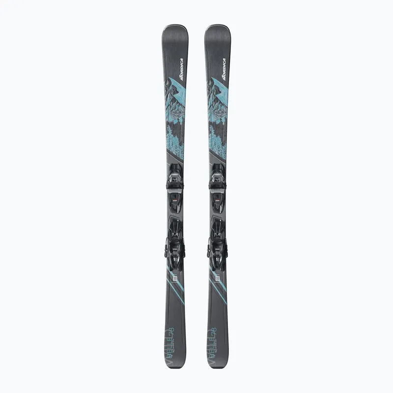 Sleva Dámské sjezdové lyže Nordica Wild Belle 78 + vázání TP2COMP10 FDT black/water