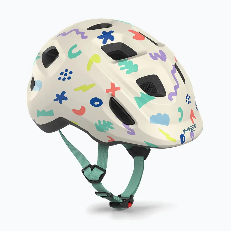 Časově Omezené Dětská cyklistická helma MET Hooray icons matt