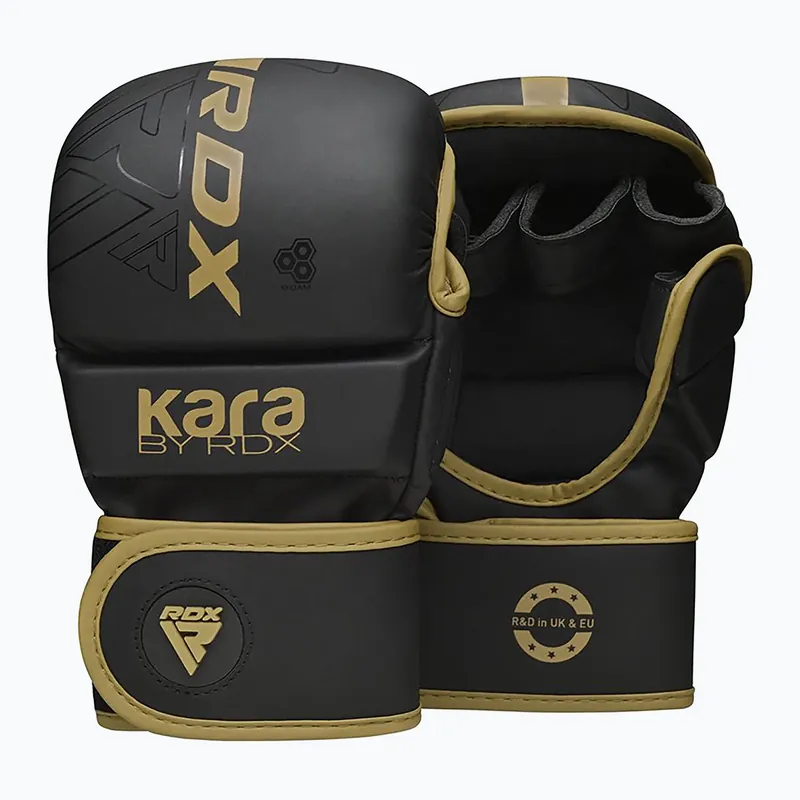 Boxerské rukavice RDX F6 Shooter Grappling gold Nakupujte Hned