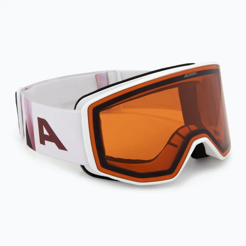 Lyžařské brýle Alpina Venet white/rose matt/orange Vysoce Kvalitní