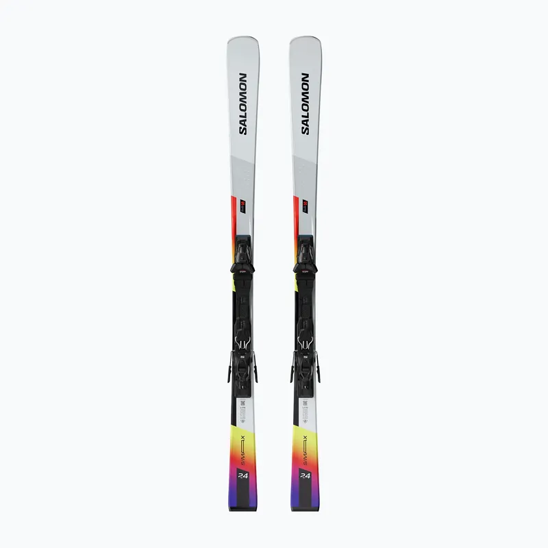 Sjezdové lyže Salomon S/Max Endurance + vázání M10 GW white/safety yellow/black Horká Nabídka