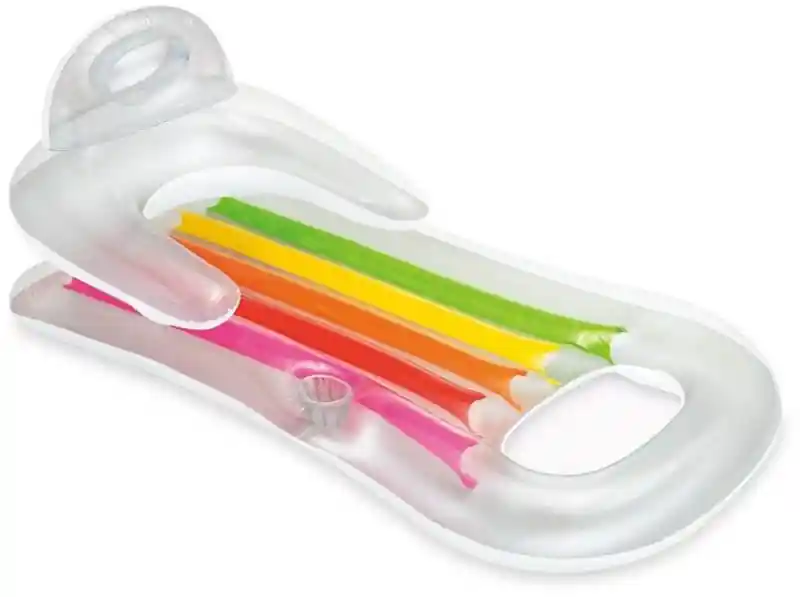 Aktuální Lehátko nafukovací s opěradlem Intex 58802 - bílá