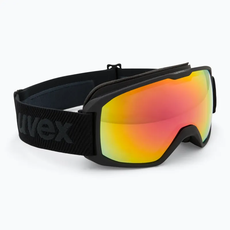 Nejprodávanější Lyžařské brýle UVEX Xcitd V black matt/mirror rainbow clear