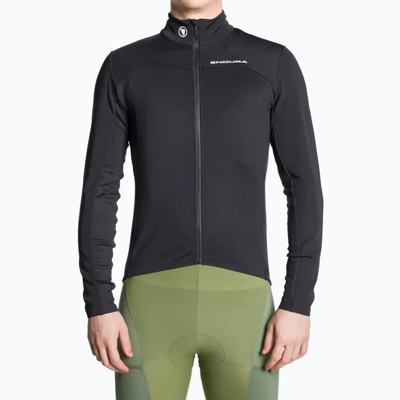 Pánská cyklistická mikina Endura FS260-Pro Roubaix black Sezónní Sleva