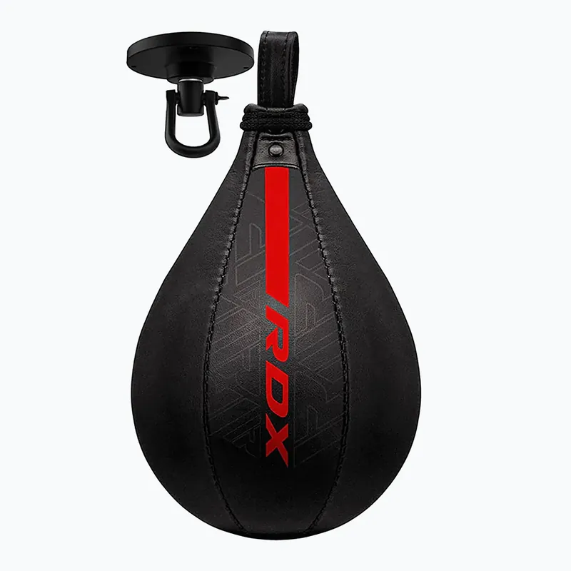 Boxerská hruška RDX Speed Ball F6 + Swivel matte red Akční Cena