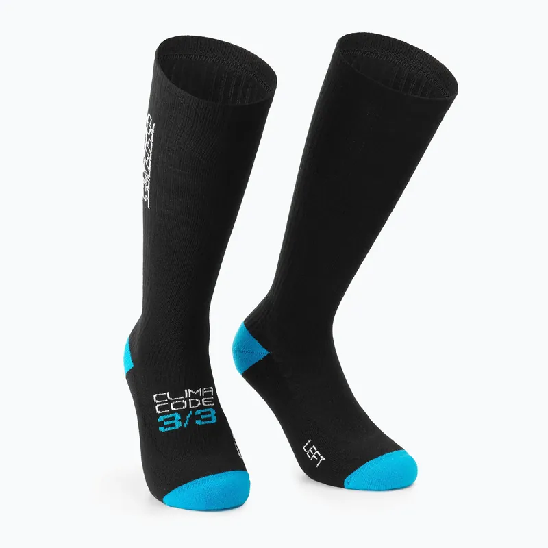 Dokud Zásoby Vydrží Cyklistické ponožky ASSOS Ultra Winter Fugu black