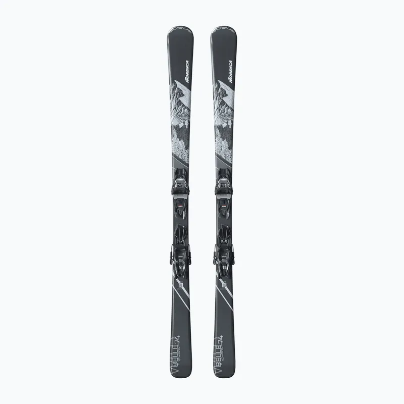 Super Cena Dámské sjezdové lyže Nordica Wild Belle 74 + vázání TP2 COMP10 FDT black/blue