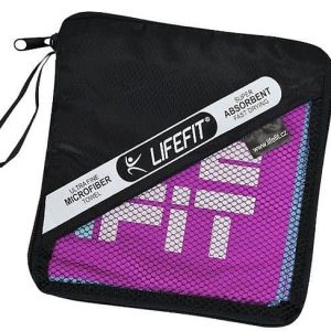 LIFEFIT® rychleschnoucí ručník z mikrovlákna 70x140cm, fialový Speciální Cena
