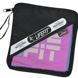 Výprodej LIFEFIT® rychleschnoucí ručník z mikrovlákna 105x175cm, růžový