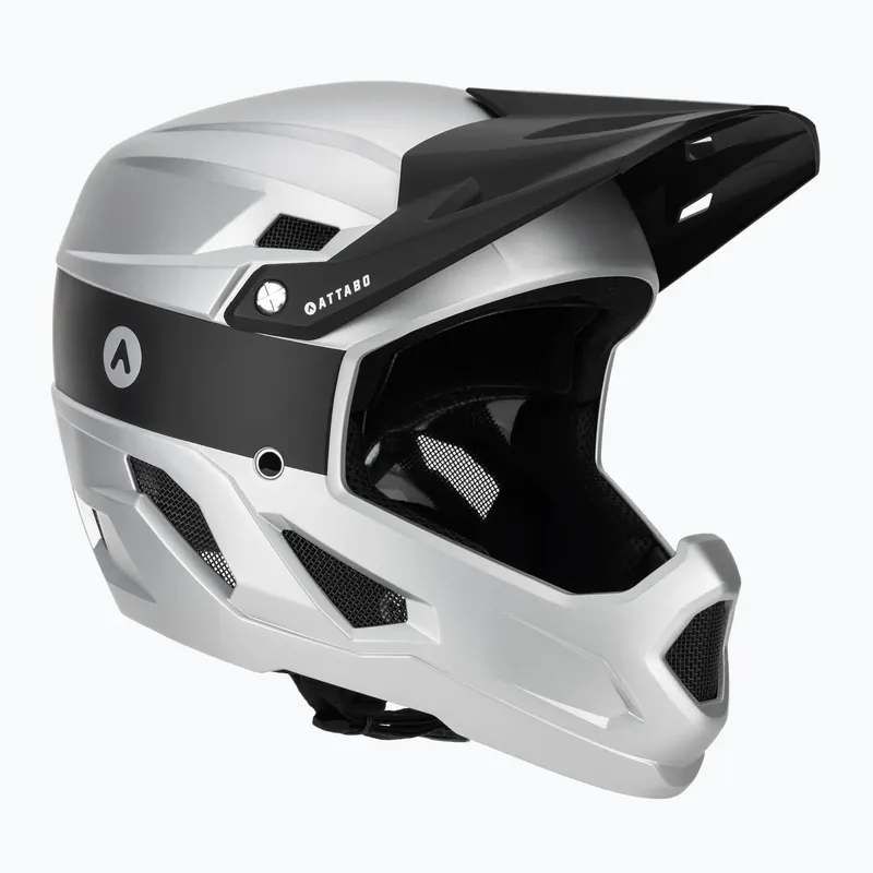 Ověřený Cyklistická helma ATTABO State 1.0 full face silver