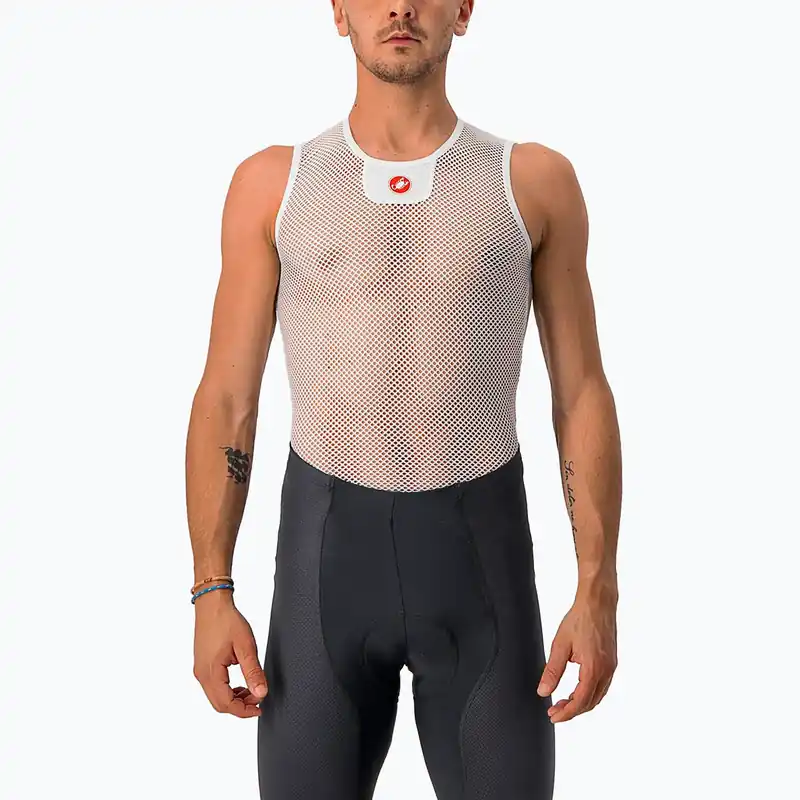 Hit Sezóny Pánský cyklistický dres Castelli Core Mesh 3 Sleeveless white