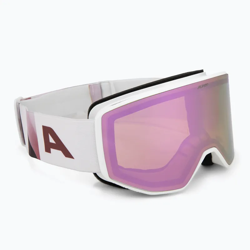 Lyžařské brýle Alpina Venet Q-Lite white/rose matt/rose Levný