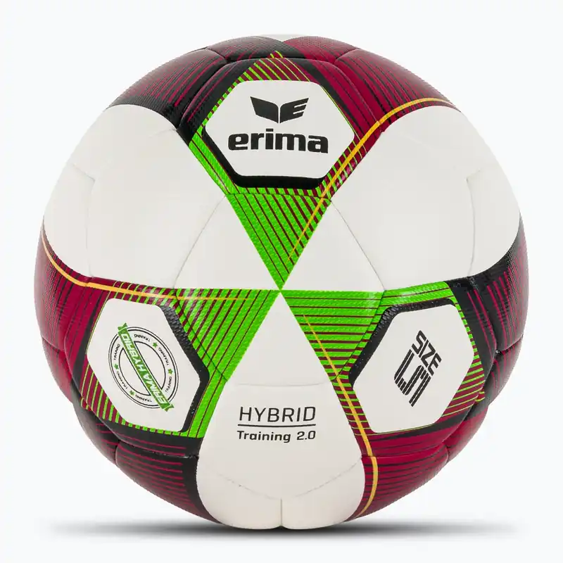 Speciální Cena Fotbalový míč ERIMA Hybrid Training 2.0 red/green gecko velikost 5