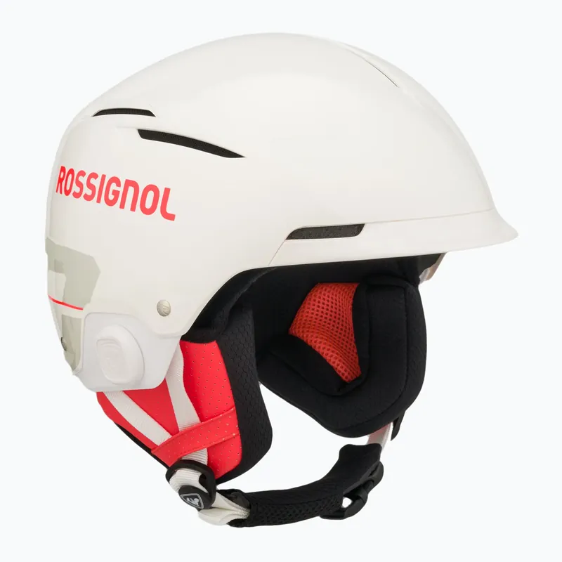 Lyžařská helma Rossignol Hero Slalom Impacts + Chinguard bílá Odeslání Ihned