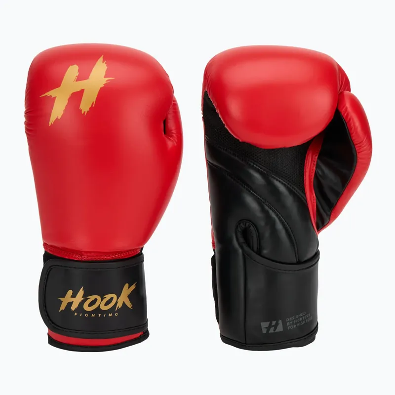 Boxerské rukavice HOOK FIGHTING Ready To Train red Rychlé Dodání