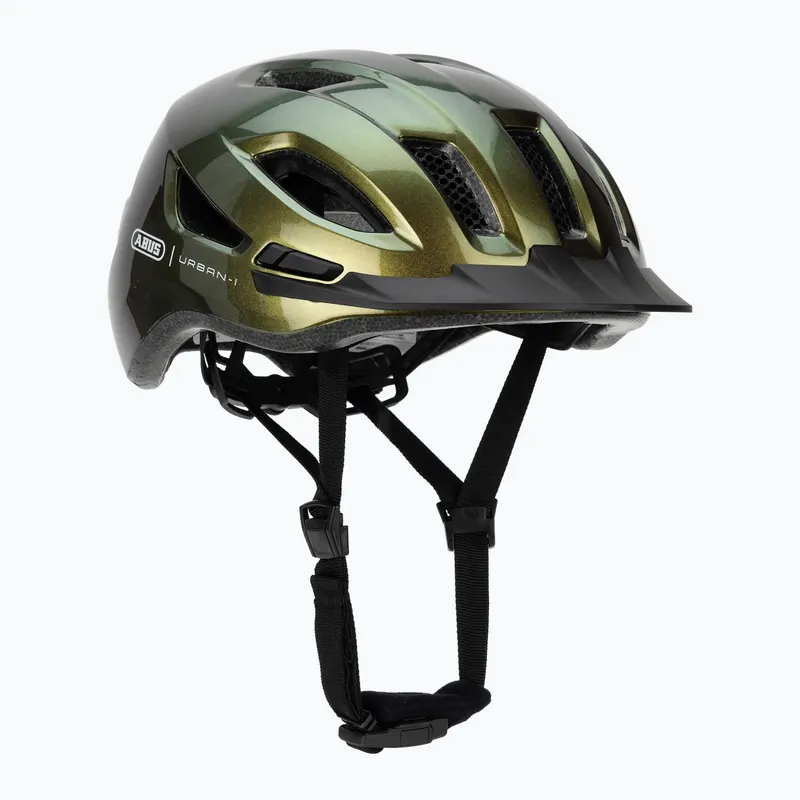 Cyklistická helma ABUS Urban-I 4.0 green pepper Nová Kolekce