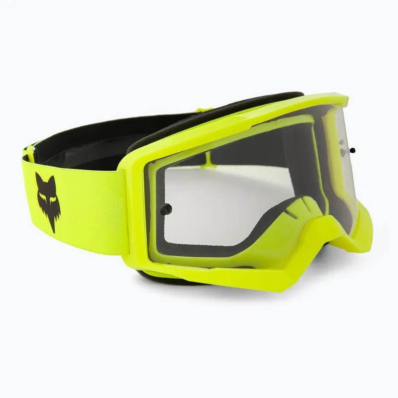 Nízká Cena Cyklistické brýle Fox Racing Main Core fluorescent yellow/clear