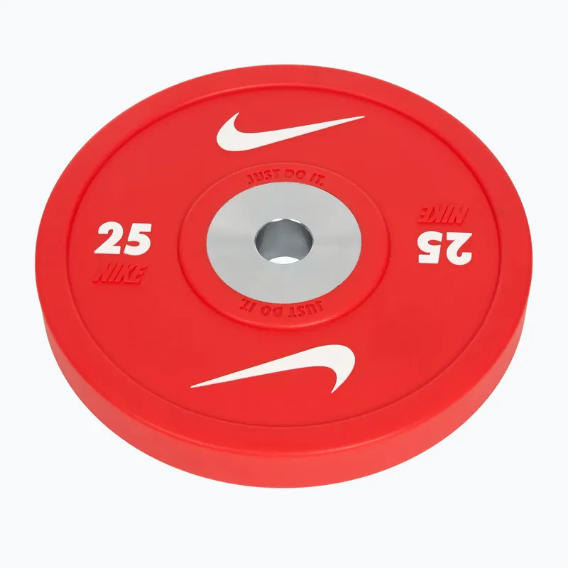 Aktuální Nárazníkové zatížení Nike Strength Pro Urethane Bumper Plates 25 kg red/white