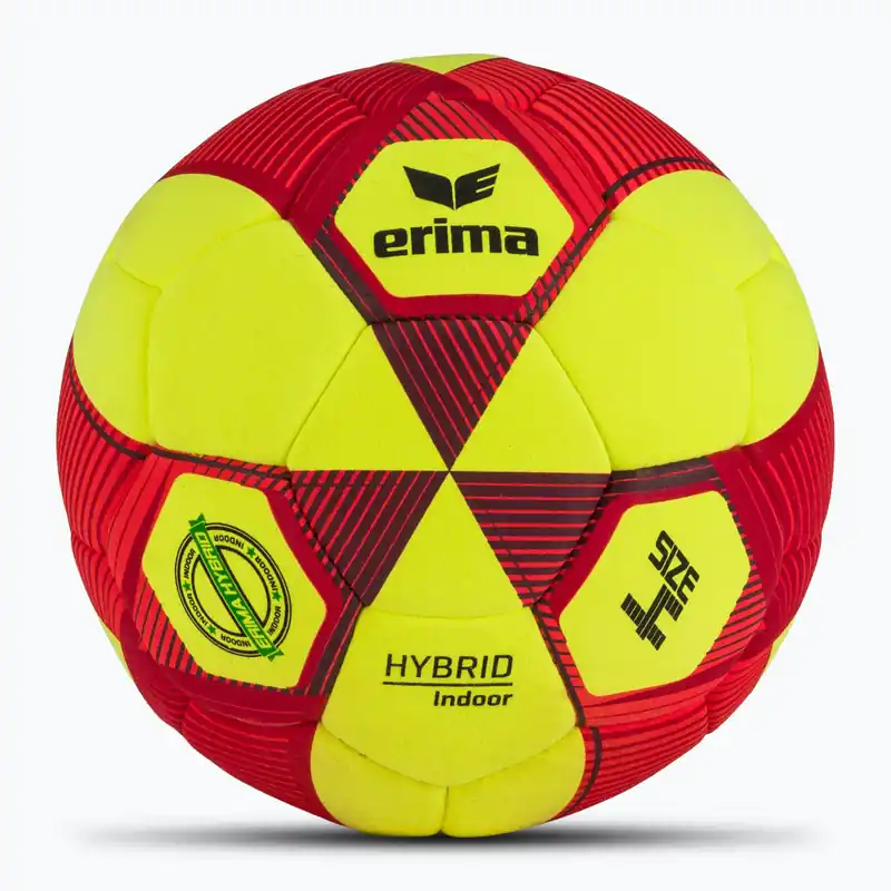 Fotbalový míč ERIMA Hybrid Indoor yellow/red velikost 4 Must-Have