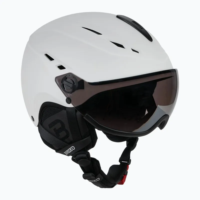 Top Prodej Lyžařská helma Briko Elio Visor matt white/black