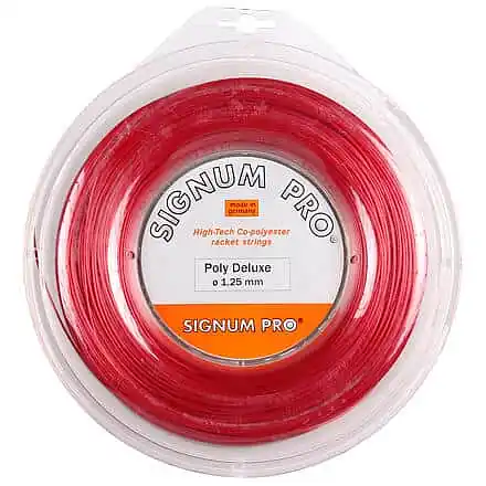 Poly Deluxe Red tenisový výplet 200 m Tovární Cena