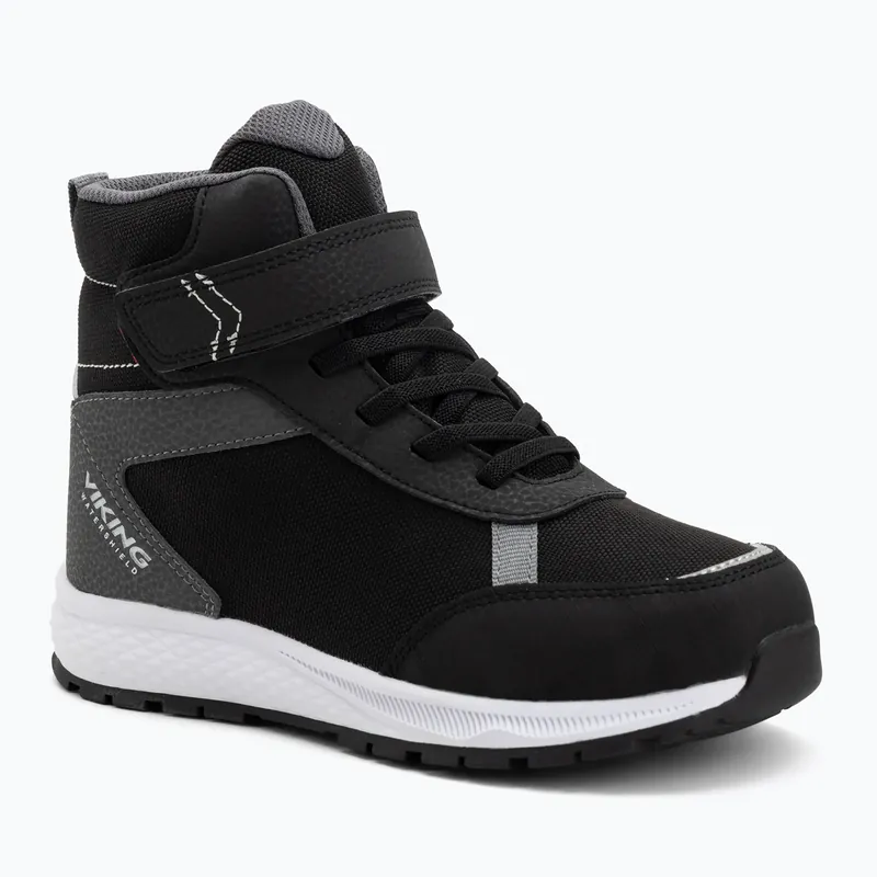 Dětské sněhule Viking Footwear Equip Warm Waterproof 1V black/grey Nejprodávanější