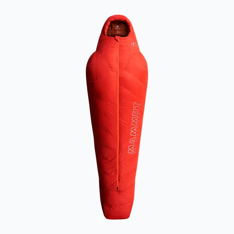 Autentický Spací pytel Mammut Perform Down Bag -7C safety orange