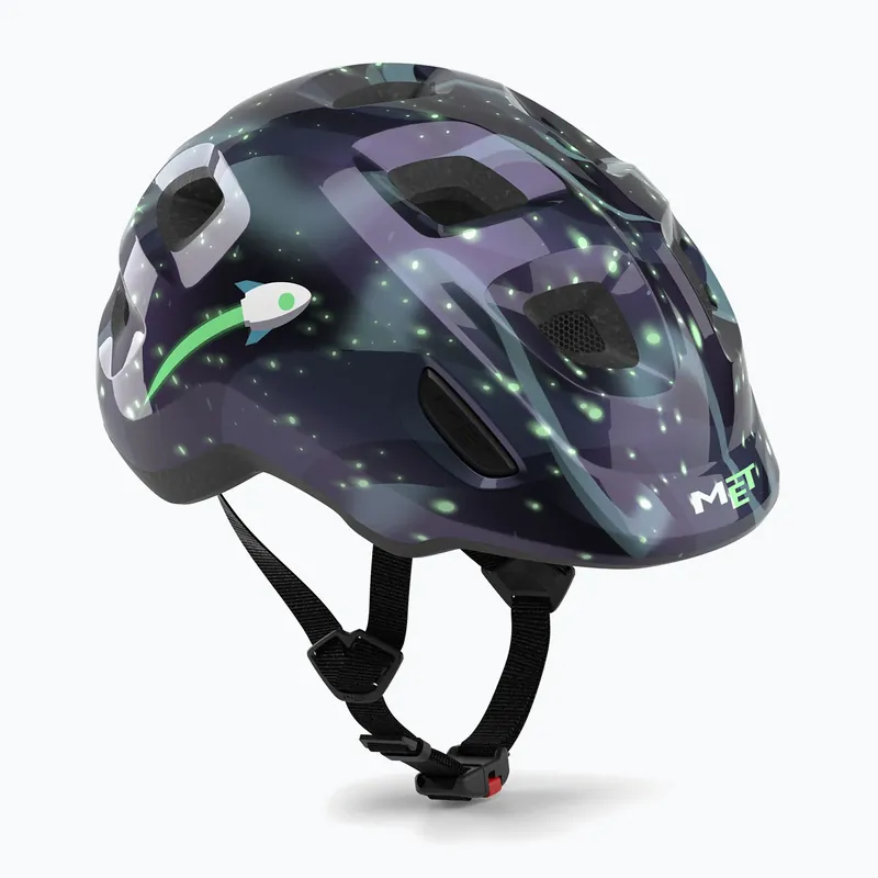 Dětská cyklistická helma MET Hooray space glow in the dark Cenově Výhodný