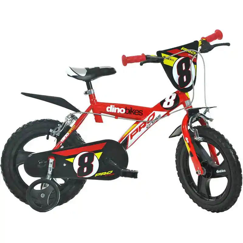 Dino bikes 163GLN červená 16" 2022 dětské kolo Časově Omezené