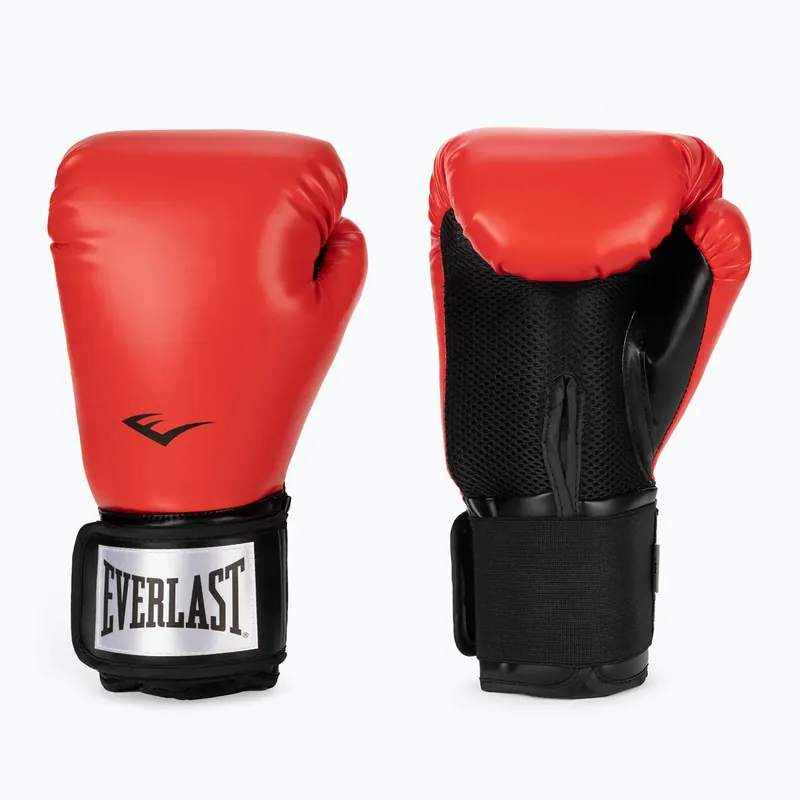Červené boxerské rukavice Everlast Pro Style 2 EV2120 RED Tovární Cena