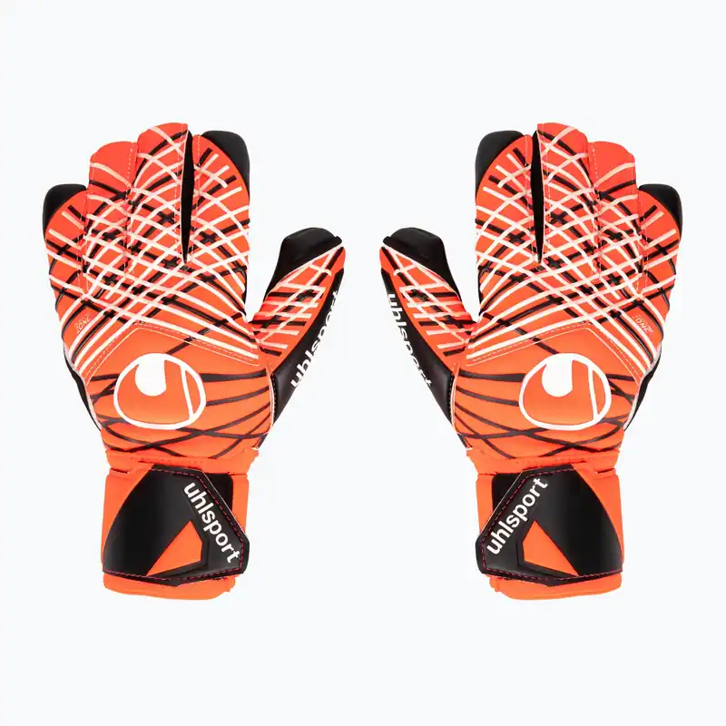 Brankářské rukavice uhlsport Super Resist + HN fluo orange/white/black Super Cena