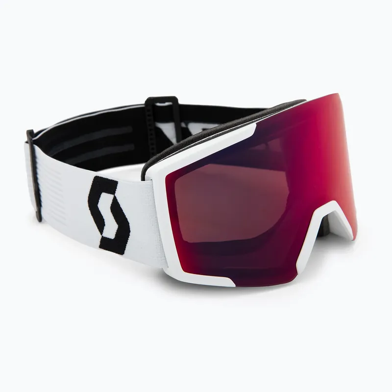 Nejlepší Volba Lyžařské brýle SCOTT Shield mineral white/black/amp red chrome