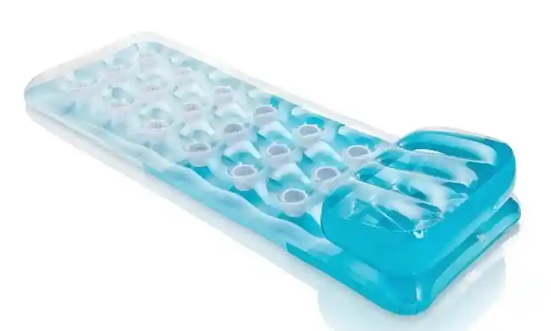 Vysoce Kvalitní Lehátko Intex 58890 naf. s otvory - BAREVNÉ - modrá