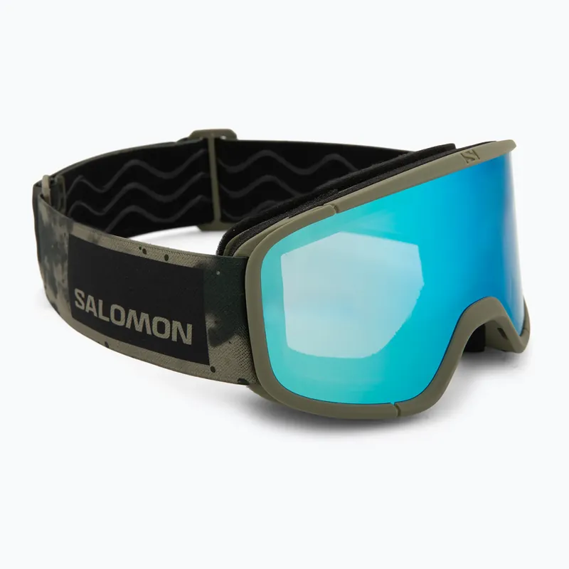 Ověřený Lyžařské brýle Salomon Aksium 2.0 S olive night/ml mid blue