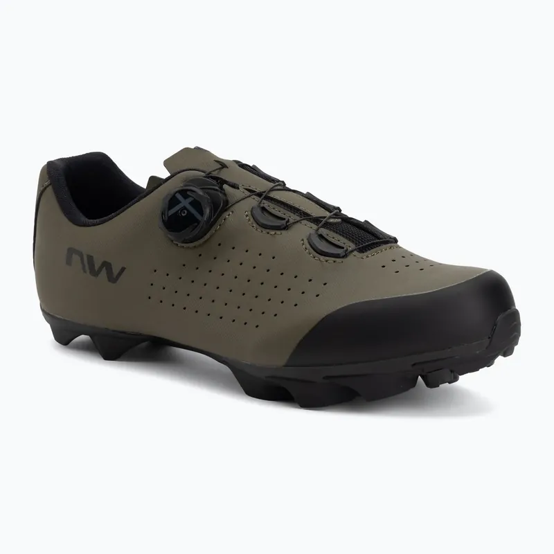 Cyklistické boty MTB pánské Northwave Scorpius Plus green forest/black Novinka Nejprodávanější