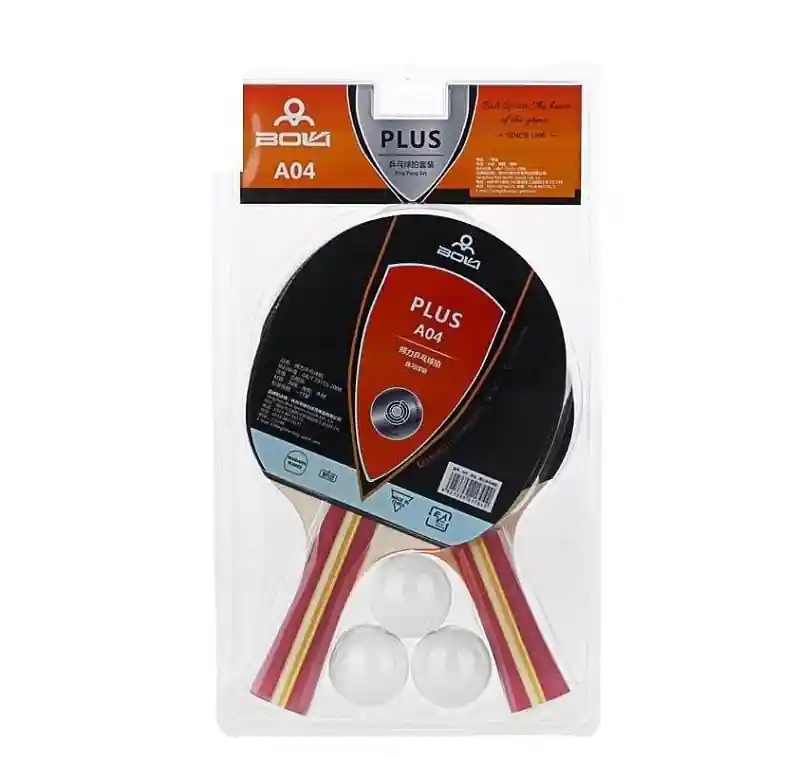 Pálky na stolní tenis PLUS A04 SET Horká Nabídka