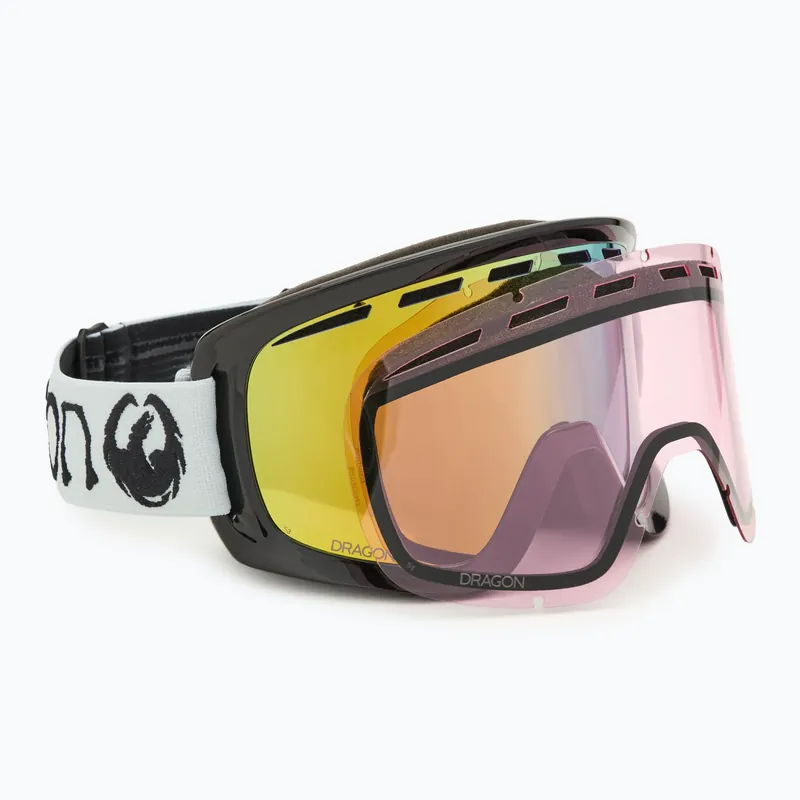 Lyžařské brýle DRAGON D1 OTG classic grey/lumalens gold ion+lumalens light rose Top Prodej