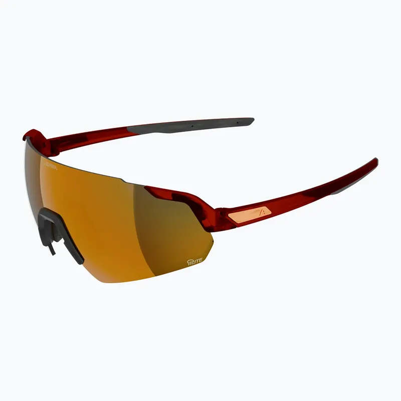 Nejlepší Volba Sluneční brýle Alpina Turbo Air Q-Lite red translucent matte/gold mirror/pink