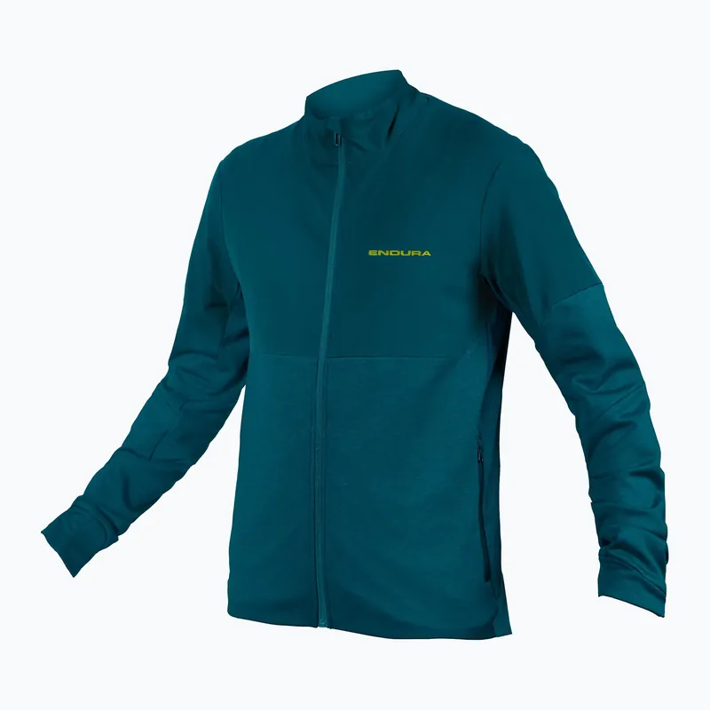 Pánská cyklistická mikina Endura Singletrack Thermal FZ barra blue Zlevněný