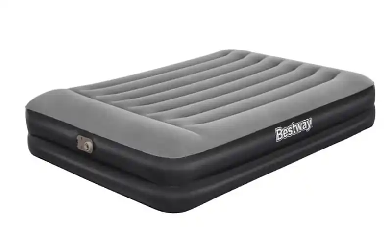 Air Bed Komfort Queen dvoulůžko černá 203 x 152 x 46 cm 67403 Zlevněný