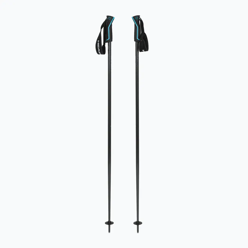 Lyžařské hole HEAD Frontside carbon black/speed blue Oblíbený