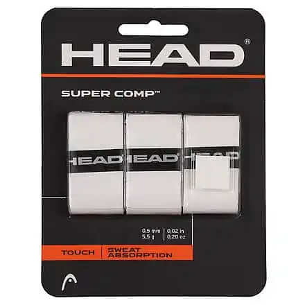 Super Comp overgrip omotávka tl. 0,5 mm bílá Ihned K Objednání