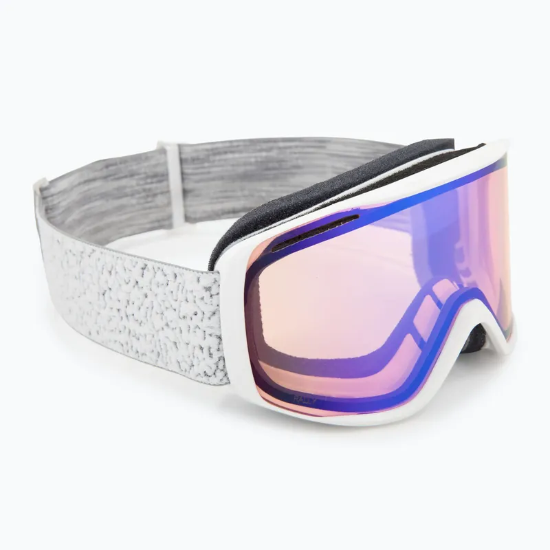 Lyžařské brýle Smith Rally white chunky knit/blue sensor mirror Levný
